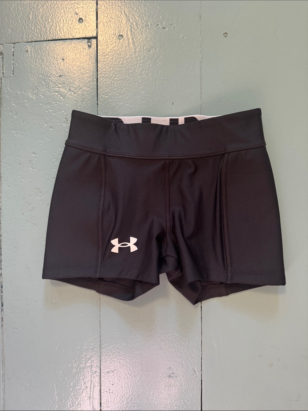 Under Armour Black girls padded softball Compression Shorts medium
